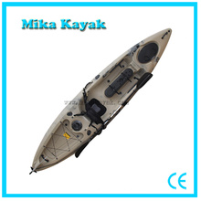 Canoa de pesca Kayaks de pedal com sistema de leme